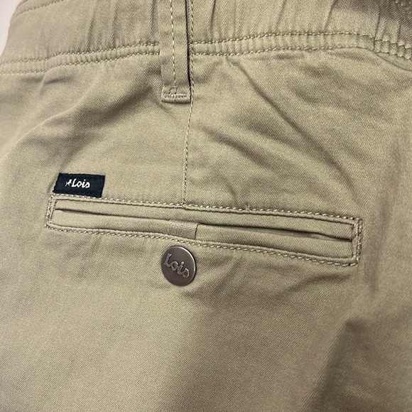 NEW Lois Jeans British Khakis Beige Jimmy Slim Fit Pants Mens Big & Tall Size 44 - Picture 8 of 10